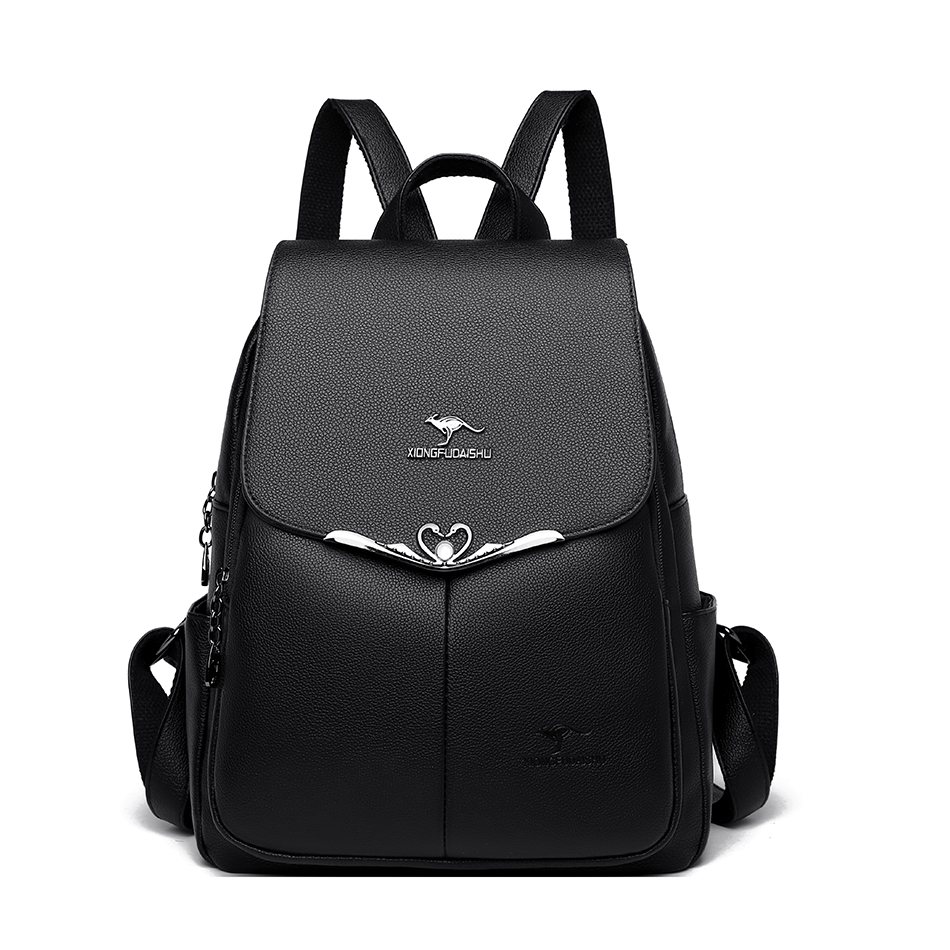 Xl Luxury Bags - 女性用PUレザーバックパック,大容量トラベルバックパック,女性用ラップトップバックパック,女性用ファッション,高級デザイナー