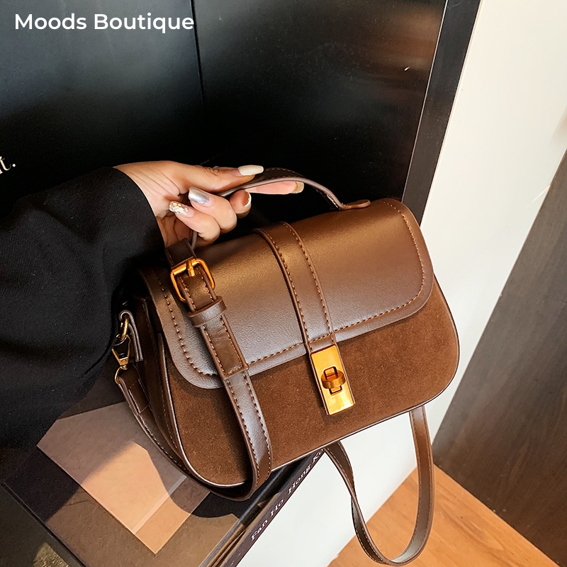 Luxury Bags Consignment - クロスボディバッグ カバン レディース 高級ブランド バッグ ブランドミニスクエアフラップクロスボディバッグ