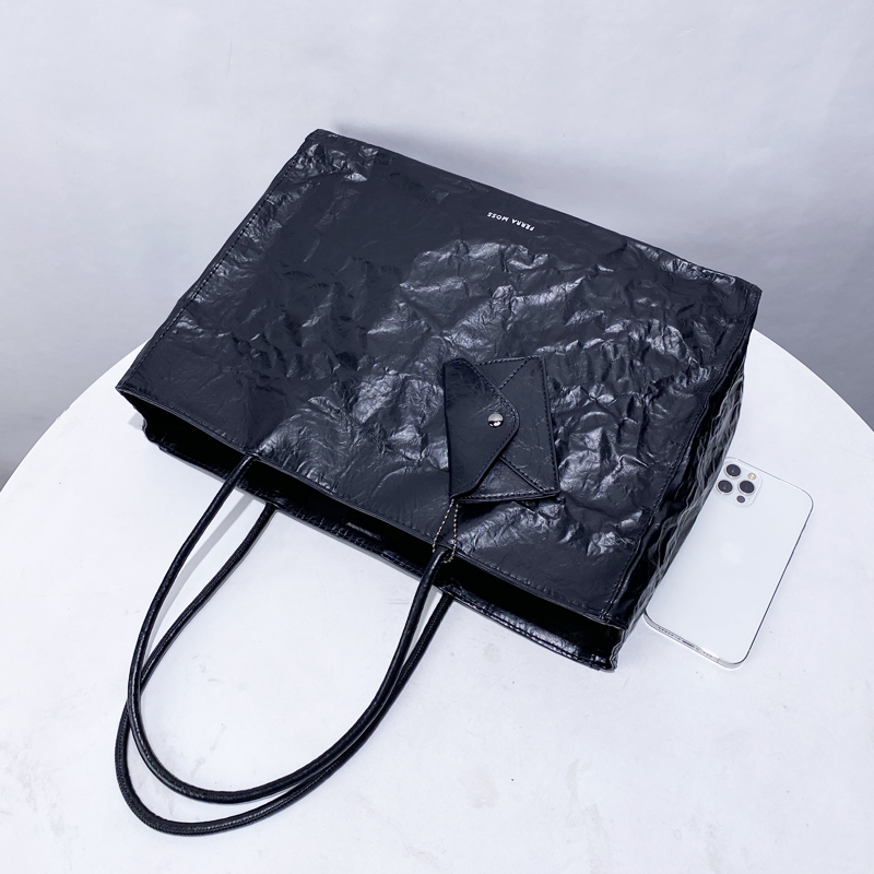 韓国カジュアルクラフト紙トートバッグ女性の高級デザイナーハン - Luxury Bags Supplier のレビューと価格
