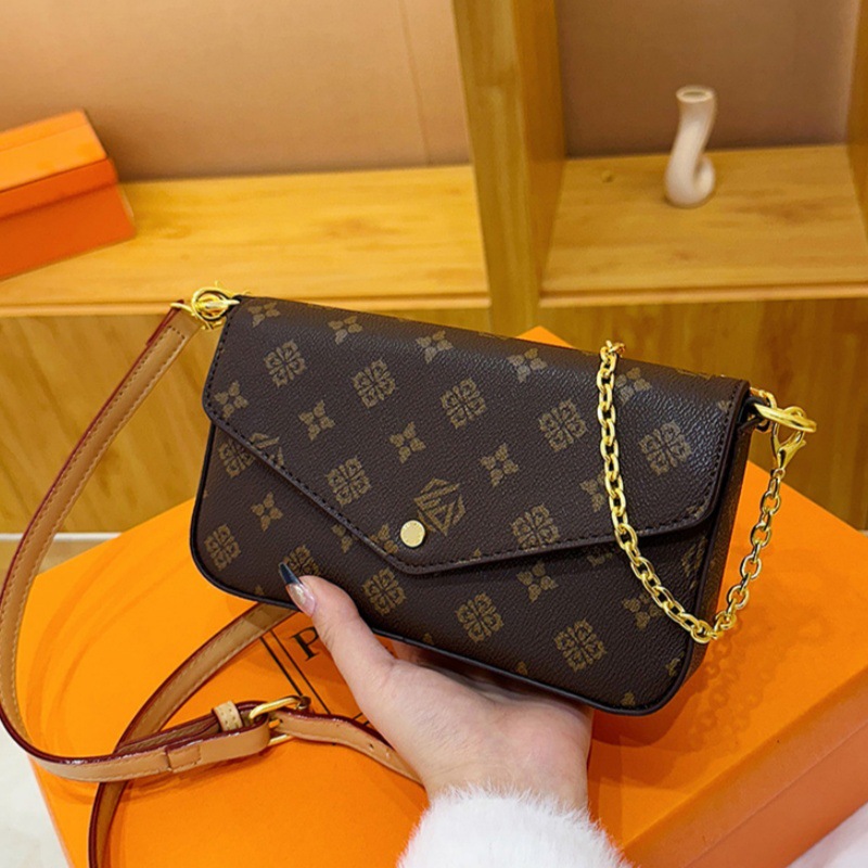 女性用カラーブロックプリントクロスボディバッグ 2026年新 - Luxury Bags Vip のレビューと価格