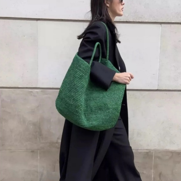 2026年新作 大型手作り編み込みトートバッグ レディース  - Luxury Bags 2026 のレビューと価格