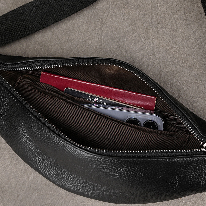 2024年 メンズ ウエストバッグ 本革 アウトドア レザー - Luxury Bags Vintage のレビューと価格
