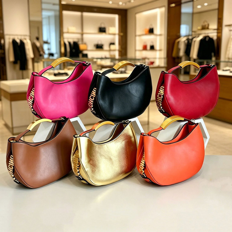 デミサークル女性用ゴールデンレタートート巾着バケットバッグ高 - Luxury Bags Office のレビューと価格