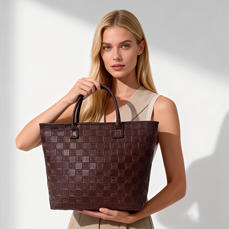 ライトラグジュアリー ディープブラウン キルティング柄 レデ - Luxury Bags Supplier のレビューと価格