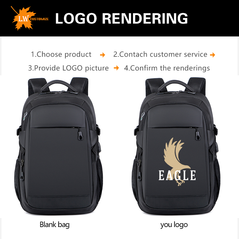 高級バックパック プリントロゴ メンズ 大容量 コンピュータ - Xl Luxury Bags のレビューと価格