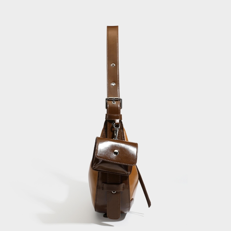 無地ソフトPUレザーハーフムーンショルダーバッグ 高級デザイ - Luxury Bags 2026 のレビューと価格