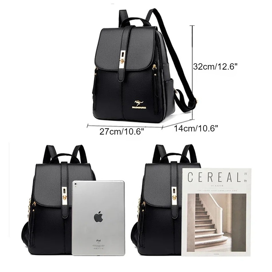 女性革大容量バックパック高品質ヴィンテージスクールバッグ女の - Luxury Bags Vintage のレビューと価格
