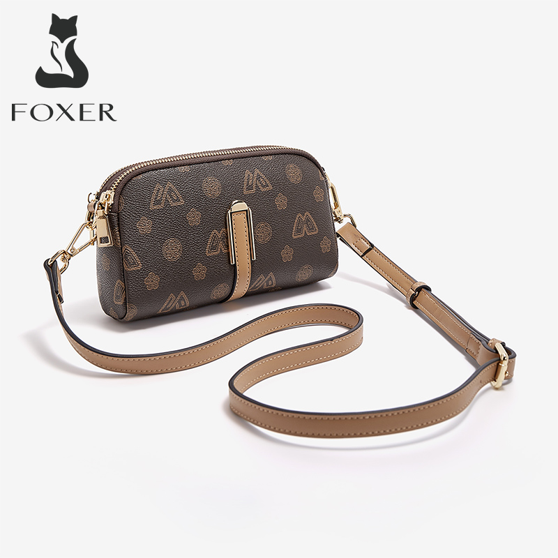 FOXER 女性の小さなクロスボディバッグショルダーバッグリ - Luxury Bags Vip のレビューと価格