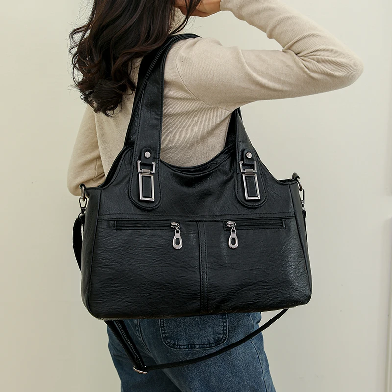 2024年 女性用 高級レザーショルダーバッグ トップハンド - Xl Luxury Bags のレビューと価格