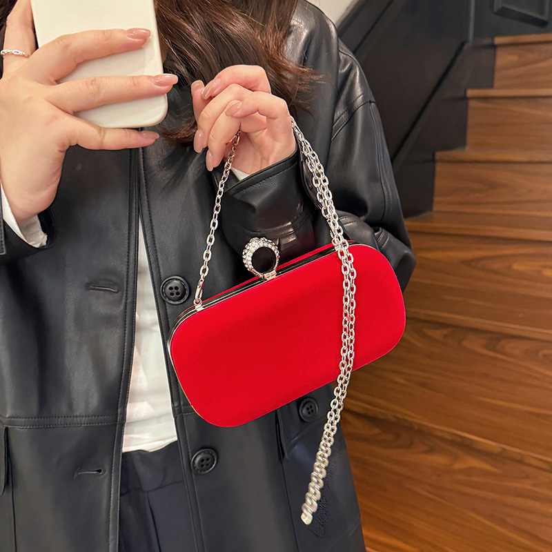 女性用ブラックベルベットハンドバッグ 2025 VIPデザイ - Luxury Bags Vip のレビューと価格
